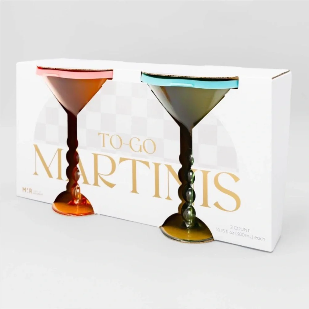 NWT Target To Go Cocktail Glasses